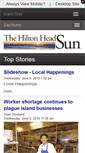 Mobile Screenshot of hiltonheadsun.com